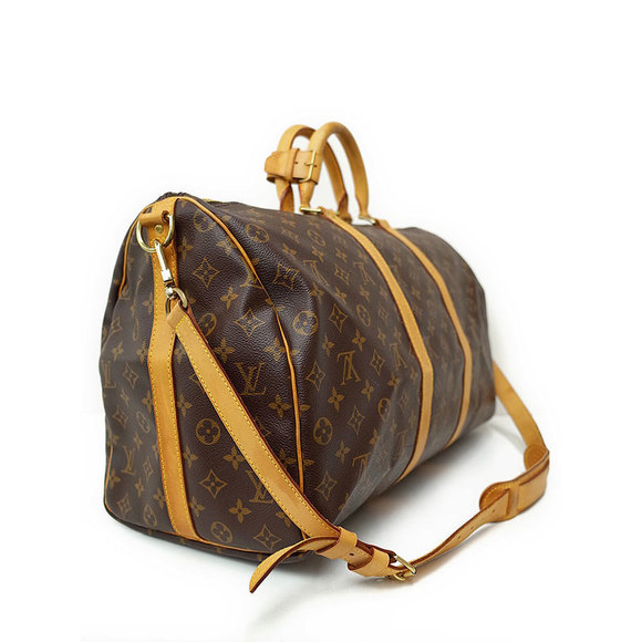 Louis Vuitton Travel Bandouliere Boston Keepall Monogram Bag - Picture 2 of 8